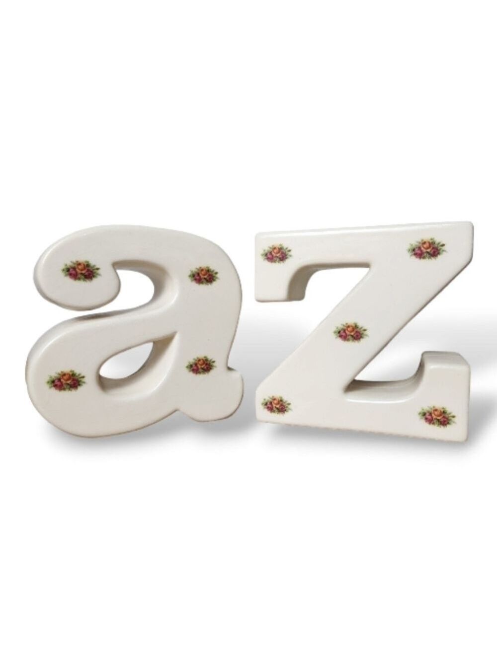 MCM Ceramic Vintage A Z Bookends